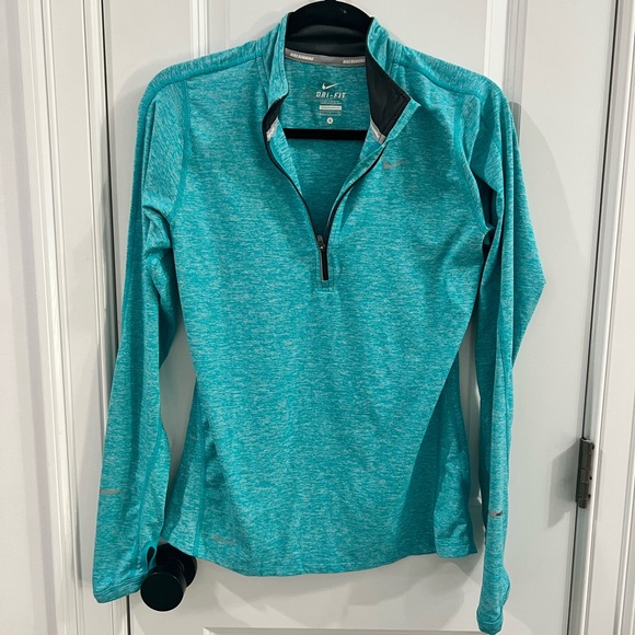 Women’s Nike DriFit Half Zip Running Top - Picture 2 of 6